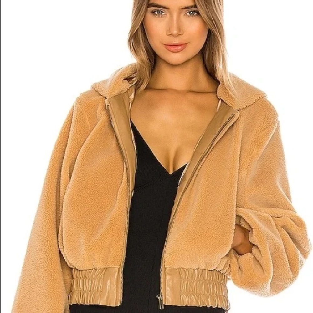 I.AM.GIA Teddy Jacket in Tan